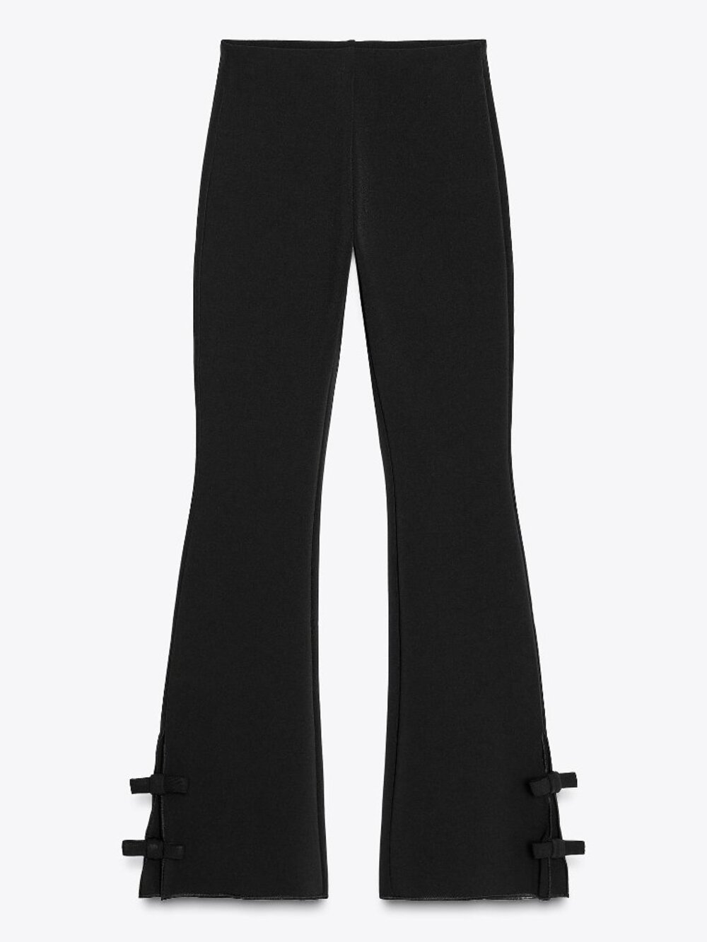 ZARA FLARE TIE STRETCH LEGGINGS - NWT